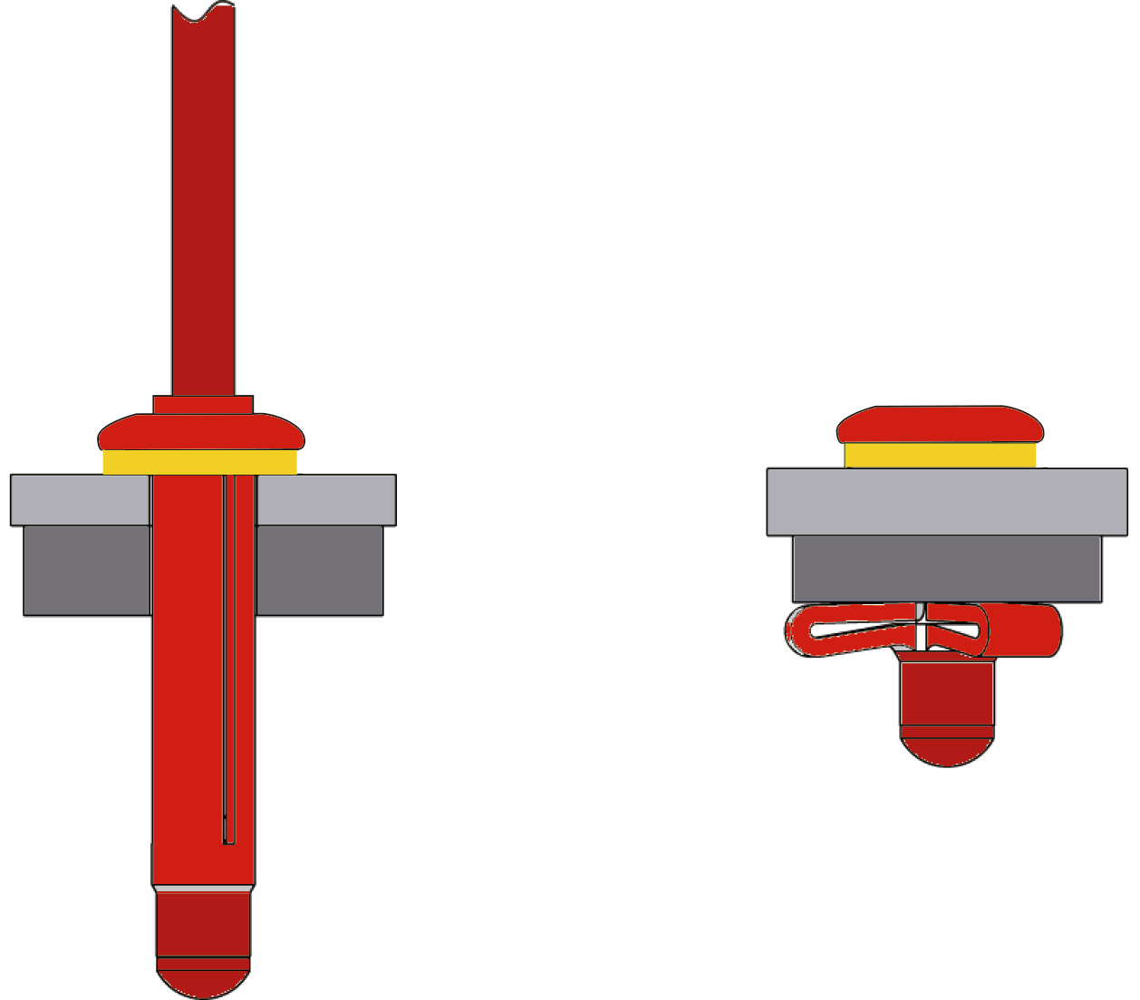 croquis Strebol arandela amarilla