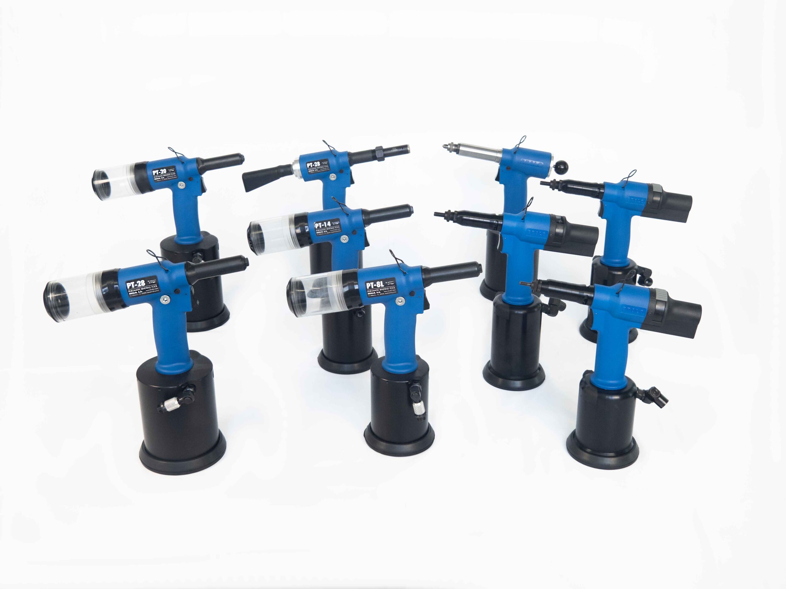 remachadoras neumaticas gama PT Remachadoras neumáticas gama PT